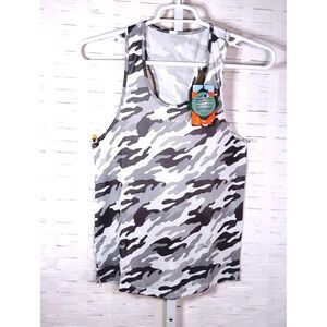 YoungLA‎ Mens Camo White Tank Model 305 Size Small